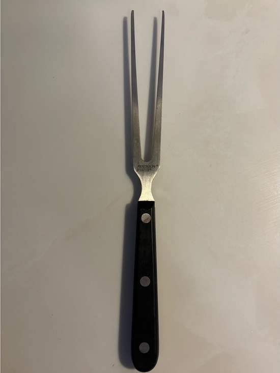 Sabatier Other - Vintage Precision by Sabatier 2-Tine Carving Fork – Full Tang, Triple Riveted